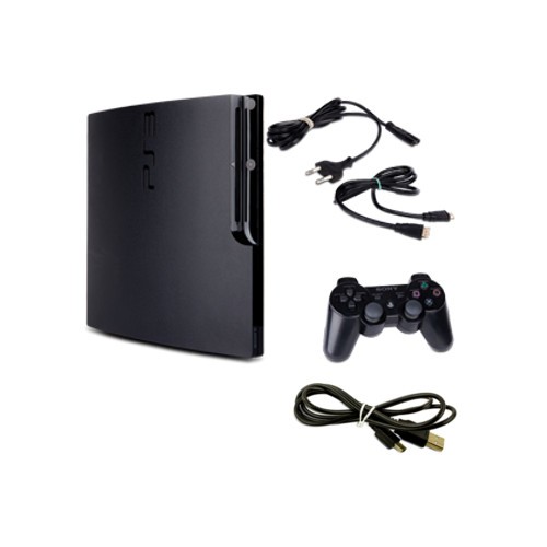Console ps3 slim - slim, gb